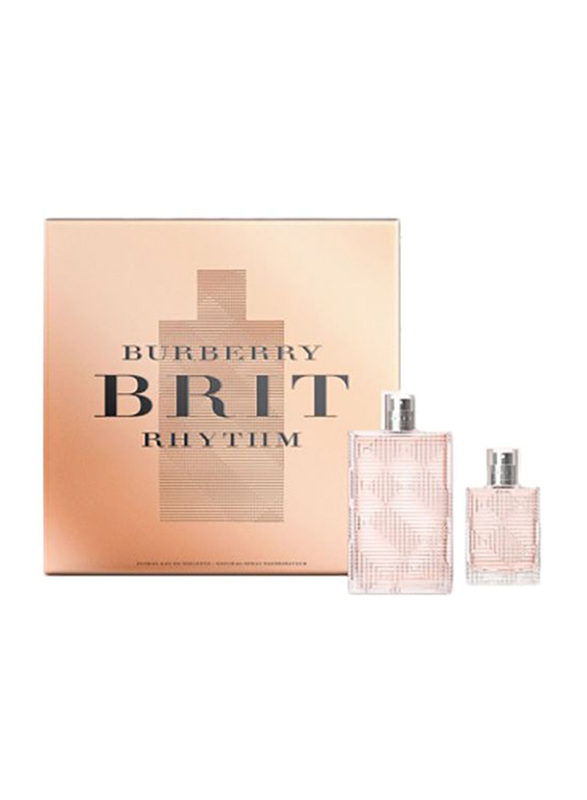 Burberry 2-Piece Brit Rhythm Floral Gift Set for Women, 90ml EDT Perfume, 30ml Miniature
Burberry 2-Piece Brit Rhythm Floral Gift Set for Women, 90ml EDT Perfume, 30ml Miniature