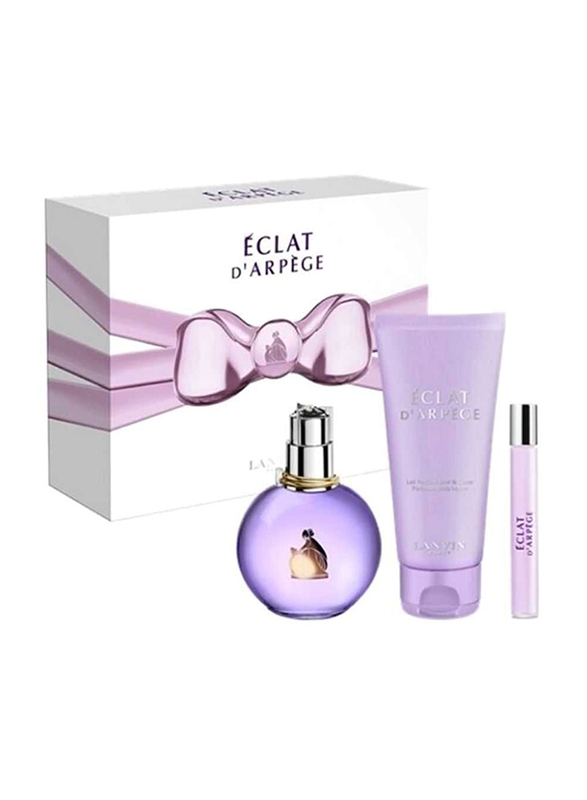 Lanvin 3-Piece Eclat D'Arpege Gift Set for Women, 100ml EDP Perfume, 7.5ml EDP Perfume, 100ml Body Lotion
Lanvin 3-Piece Eclat D'Arpege Gift Set for Women, 100ml EDP Perfume, 7.5ml EDP Perfume, 100ml Body Lotion