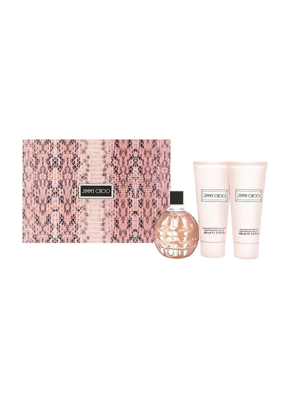 Jimmy Choo 3-Piece Gift Set for Women, Jimmy Choo 100ml EDP Perfume Spray, Jimmy Choo 100ml Body Lotion, Jimmy Choo 100ml Shaving Gel
Jimmy Choo 3-Piece Gift Set for Women, Jimmy Choo 100ml EDP Perfume Spray, Jimmy Choo 100ml Body Lotion, Jimmy Choo 100ml Shaving Gel