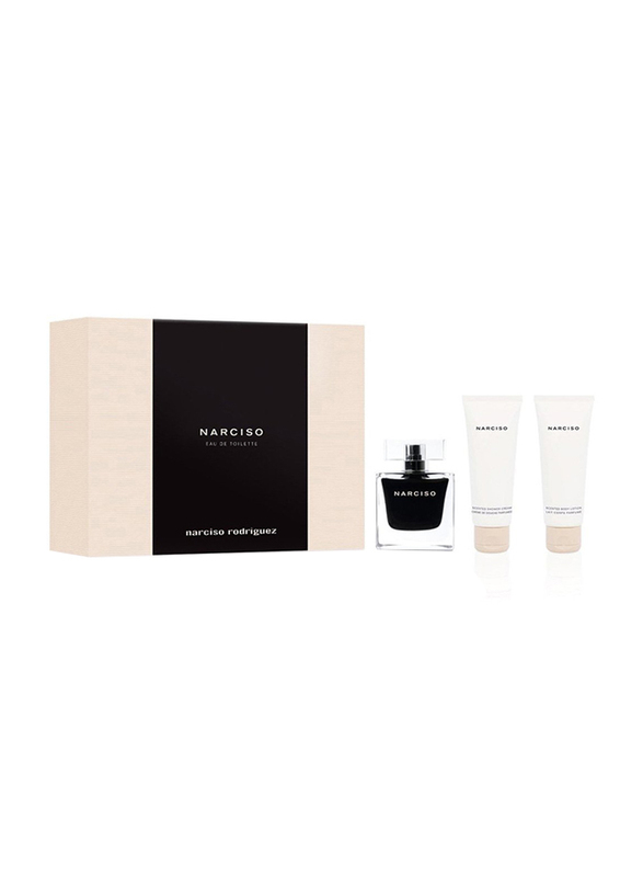 Narciso Rodriguez 3-Piece Gift Set for Women, 90ml EDT Perfume, 75ml Shower Cream, 75ml Body Lotion
Narciso Rodriguez 3-Piece Gift Set for Women, 90ml EDT Perfume, 75ml Shower Cream, 75ml Body Lotion