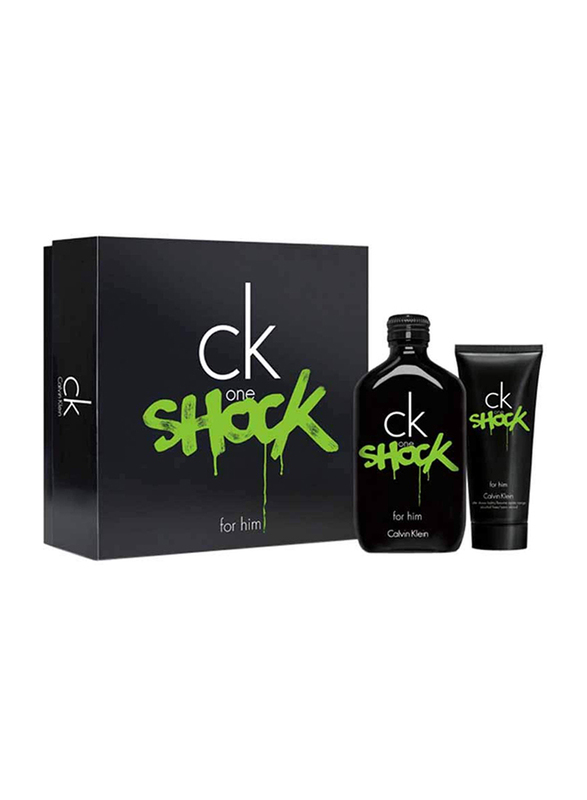 Calvin Klein 2-Piece One Shock for Him Gift Set for Men, 200ml EDT Perfume, 100ml Shower Gel
Calvin Klein 2-Piece One Shock for Him Gift Set for Men, 200ml EDT Perfume, 100ml Shower Gel