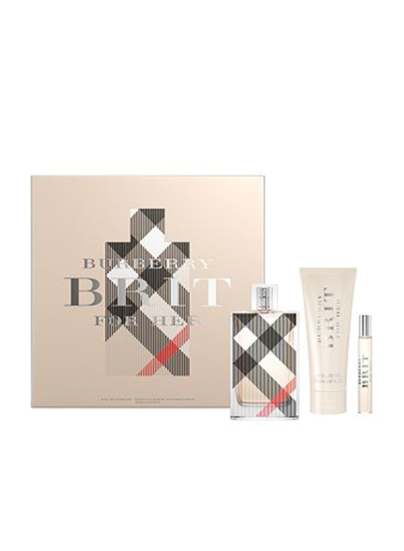 Burberry 3-Piece Brit Gift Set for Women, 50ml EDP Perfume, 7.5ml EDP Perfume, 75ml Body Lotion
Burberry 3-Piece Brit Gift Set for Women, 50ml EDP Perfume, 7.5ml EDP Perfume, 75ml Body Lotion