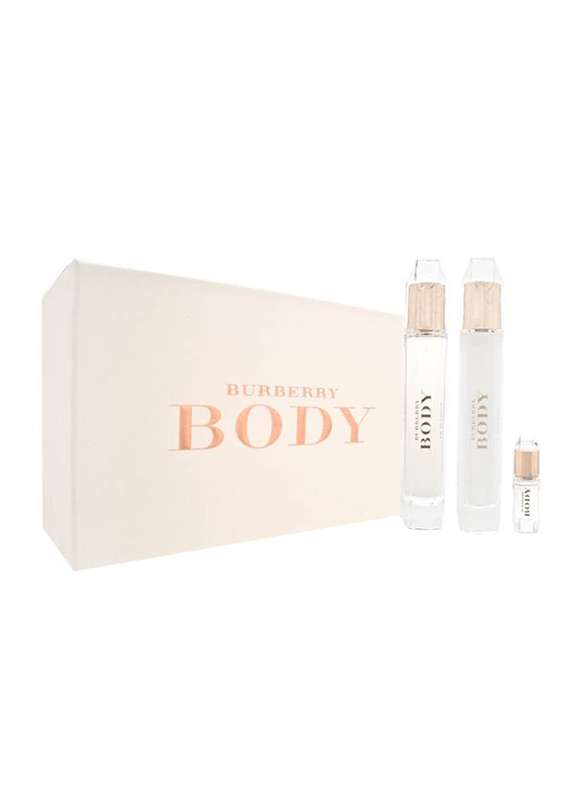 Burberry 3-Piece Body Intense Gift Set for Women, 85ml EDP Perfume, 85ml Body Milk, 4.5ml Miniature
Burberry 3-Piece Body Intense Gift Set for Women, 85ml EDP Perfume, 85ml Body Milk, 4.5ml Miniature