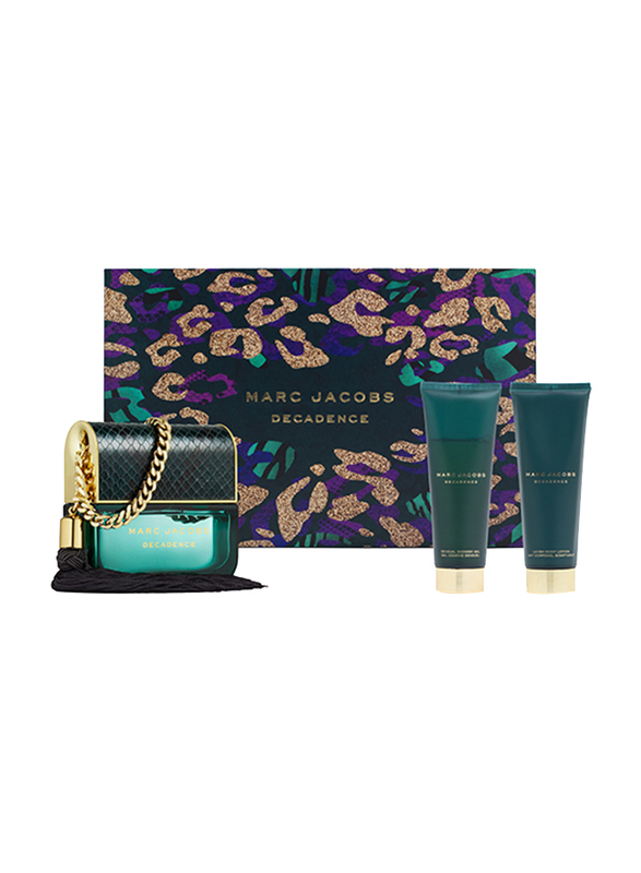 Marc Jacobs Decadence 3-Piece Gift Set for Women, 100ml EDP Perfume, 75ml Shower Gel, 75ml Body Lotion
Marc Jacobs Decadence 3-Piece Gift Set for Women, 100ml EDP Perfume, 75ml Shower Gel, 75ml Body Lotion
