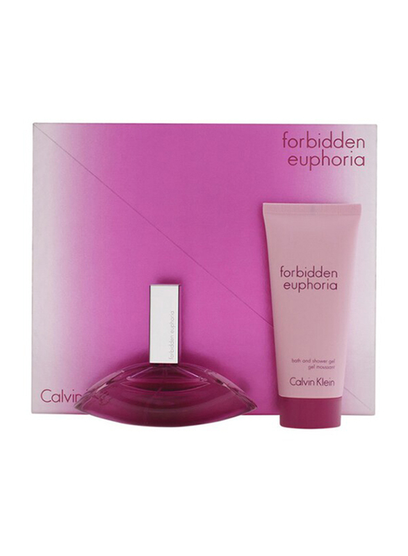 Calvin Klein 2-Piece Forbidden Euphoria Gift Set for Women, 50ml EDP Perfume, 100ml Bath and Shower Gel
Calvin Klein 2-Piece Forbidden Euphoria Gift Set for Women, 50ml EDP Perfume, 100ml Bath and Shower Gel