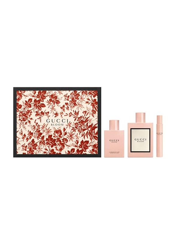 Gucci 3-Piece Bloom Gift Set for Women, 100ml EDP Perfume, 100ml Body Lotion, 7.4ml EDP Perfume
Gucci 3-Piece Bloom Gift Set for Women, 100ml EDP Perfume, 100ml Body Lotion, 7.4ml EDP Perfume