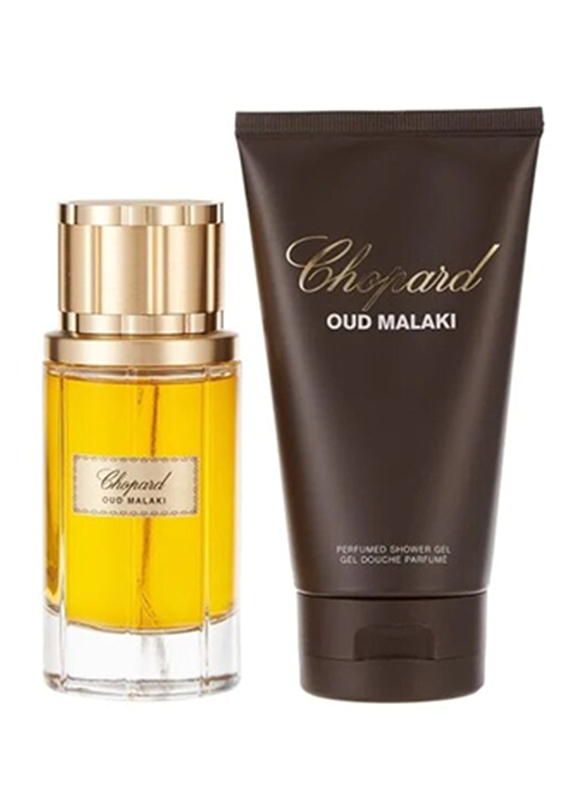 Chopard 2-Piece Oud Malaki Gift Set for Men, 80ml EDP Perfume, 150ml Shower Gel
Chopard 2-Piece Oud Malaki Gift Set for Men, 80ml EDP Perfume, 150ml Shower Gel