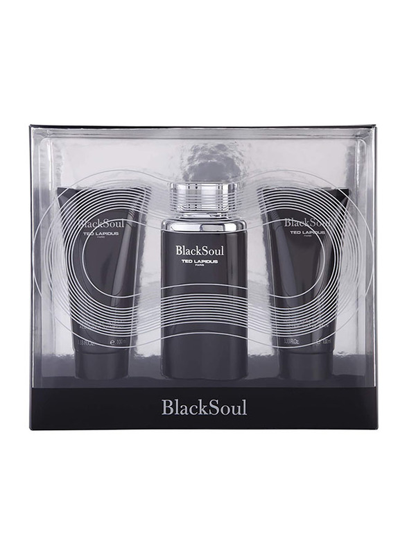 Ted Lapidus 3-Piece Black Soul Gift Set for Men, 100ml EDT Perfume, 100ml All Over Shampoo, 100ml After Shave Balm
Ted Lapidus 3-Piece Black Soul Gift Set for Men, 100ml EDT Perfume, 100ml All Over Shampoo, 100ml After Shave Balm
