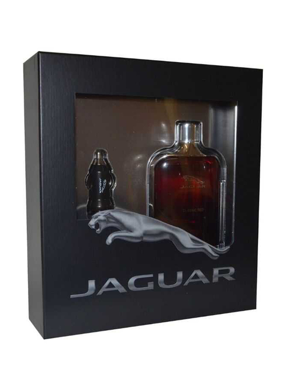Jaguar 2-Piece Classic Red Gift Set for Men, 100ml EDT Perfume, Travel Spray 15ml EDT Perfume
Jaguar 2-Piece Classic Red Gift Set for Men, 100ml EDT Perfume, Travel Spray 15ml EDT Perfume