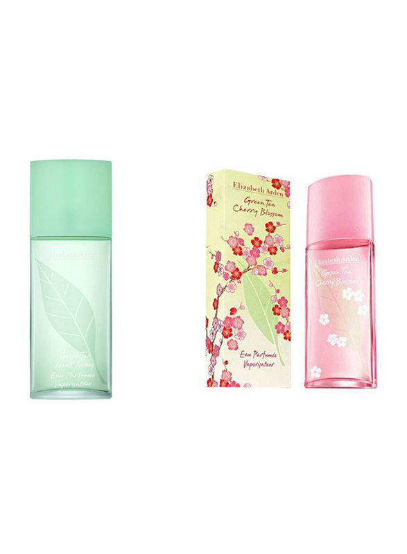 Elizabeth Arden 2-Piece Perfume Set for Women, Green Tea 100ml EDP Perfume, Green Tea Cherry Blossom 100ml EDT Perfume
Elizabeth Arden 2-Piece Perfume Set for Women, Green Tea 100ml EDP Perfume, Green Tea Cherry Blossom 100ml EDT Perfume
