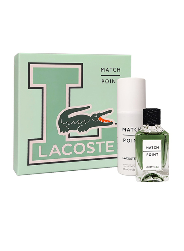 Lacoste 2-Piece Match Point Gift Set for Men, 100ml EDT Perfume, 150ml Deodorant
Lacoste 2-Piece Match Point Gift Set for Men, 100ml EDT Perfume, 150ml Deodorant