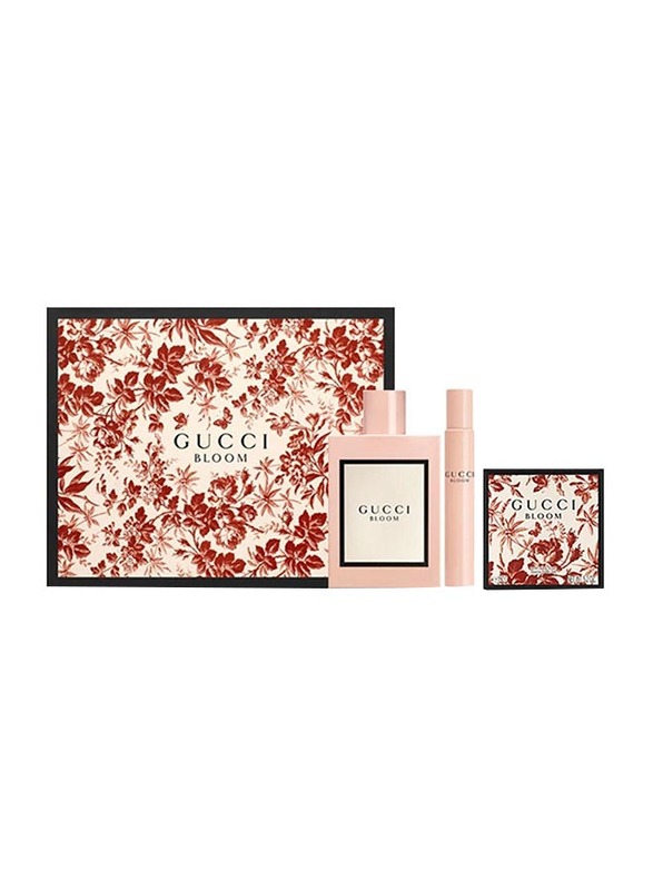 Gucci 3-Piece Bloom Gift Set for Women, 100ml EDP Perfume, Rollerball 7.4ml, Perfumes Soap 100gm
Gucci 3-Piece Bloom Gift Set for Women, 100ml EDP Perfume, Rollerball 7.4ml, Perfumes Soap 100gm