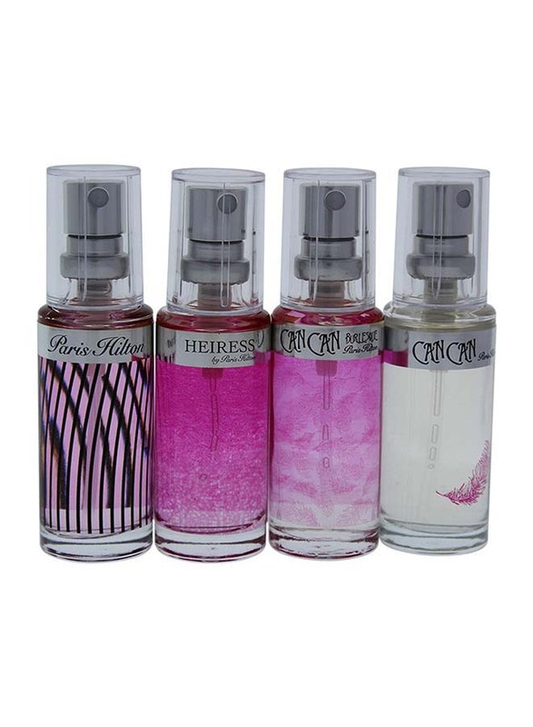 Paris Hilton 4-Piece Perfume Set for Women, Paris Hilton 10ml EDP Perfume, Heires 15ml EDP Perfume, Can 15ml EDP Perfume, Can Burlesque 15ml EDP Perfume
Paris Hilton 4-Piece Perfume Set for Women, Paris Hilton 10ml EDP Perfume, Heires 15ml EDP Perfume, Can 15ml EDP Perfume, Can Burlesque 15ml EDP Perfume