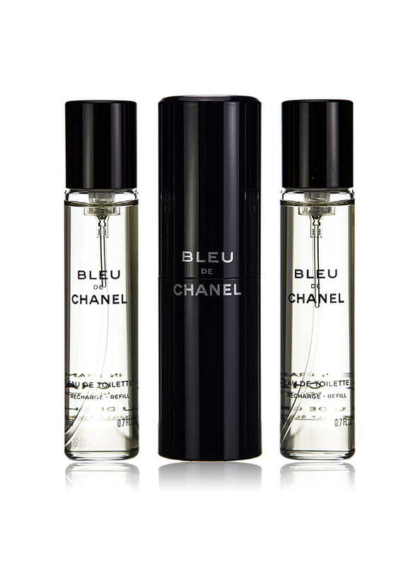 Chanel 3-Piece Bleu De Chanel Perfume Set for Men, 3 x 20ml EDT Perfume Refills
Chanel 3-Piece Bleu De Chanel Perfume Set for Men, 3 x 20ml EDT Perfume Refills