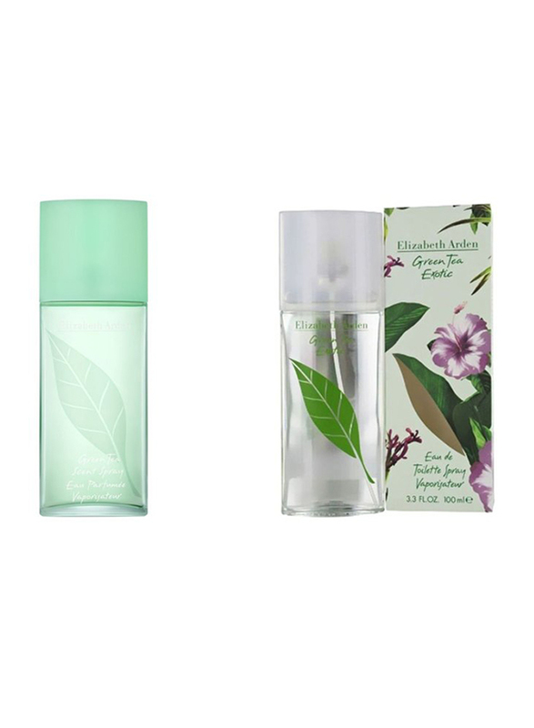 Elizabeth Arden 2-Piece Perfume Set for Women, Green Tea 100ml EDP Perfume, Green Tea Exotic 100ml EDT Perfume
Elizabeth Arden 2-Piece Perfume Set for Women, Green Tea 100ml EDP Perfume, Green Tea Exotic 100ml EDT Perfume