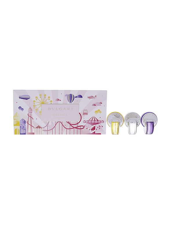 Bvlgari 3-Piece Omnia Gift Set for Women, Amethyste 15ml EDT Perfume, Crystalline 15ml EDT Perfume, Golden Citrine 15ml EDT Perfume
Bvlgari 3-Piece Omnia Gift Set for Women, Amethyste 15ml EDT Perfume, Crystalline 15ml EDT Perfume, Golden Citrine 15ml EDT Perfume