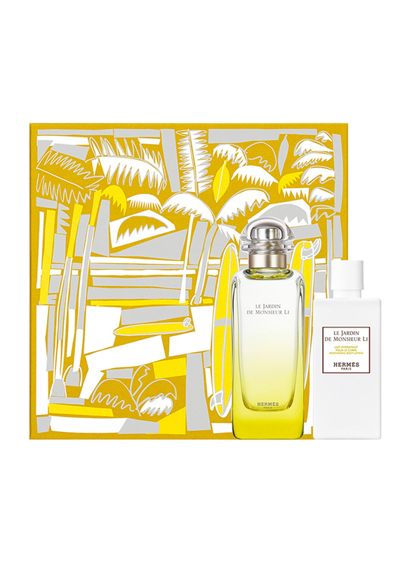 Hermes 2-Piece Le Jardin de Monsieur Li Gift Set Unisex, 100ml EDT Perfume, 80ml Body Lotion
Hermes 2-Piece Le Jardin de Monsieur Li Gift Set Unisex, 100ml EDT Perfume, 80ml Body Lotion
