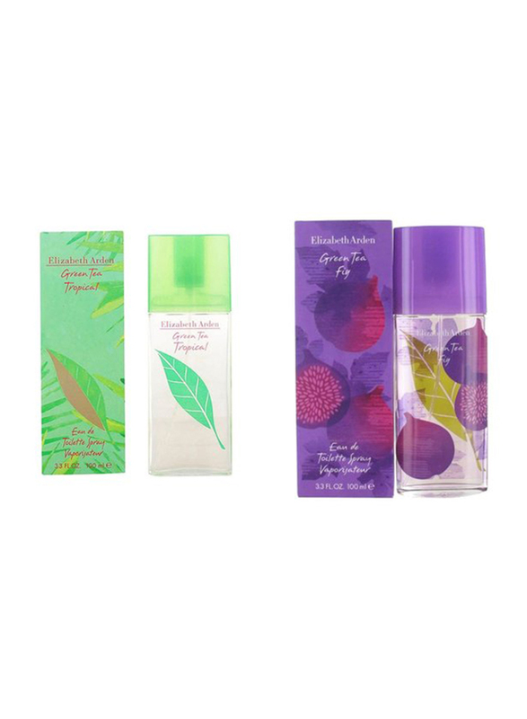 Elizabeth Arden 2-Piece Perfume Set for Women, Green Tea Tropical 100ml EDT Perfume, Green Tea Fig 100ml EDT Perfume
Elizabeth Arden 2-Piece Perfume Set for Women, Green Tea Tropical 100ml EDT Perfume, Green Tea Fig 100ml EDT Perfume