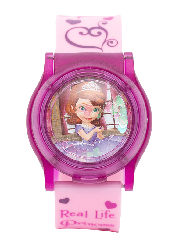 Disney Sofia the First Digital Watch for Girls with PVC Band, Rotating Flip-Top with 3D Rubber Character and Pressing Flashing Light, SA8018SF, Pink-P
Disney Sofia the First Digital Watch for Girls with PVC Band, Rotating Flip-Top with 3D Rubber Character and Pressing Flashing Light, SA8018SF, Pink-P
