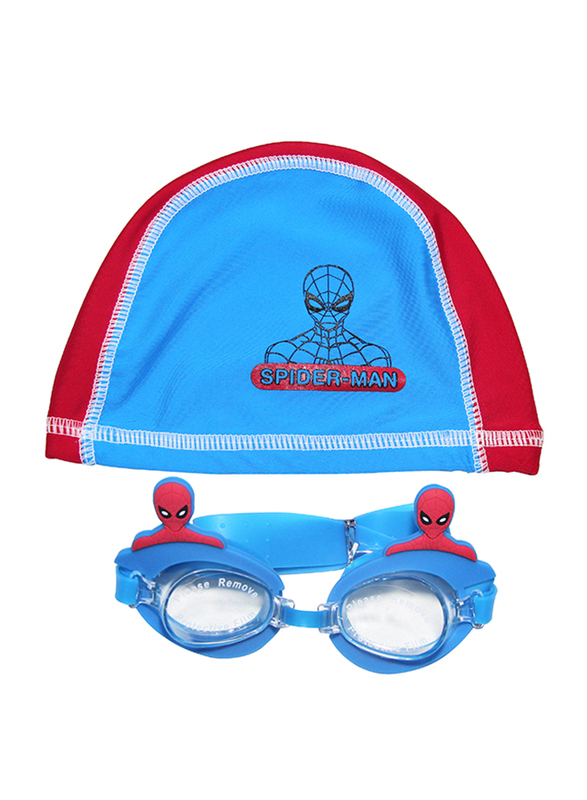 Marvel 2-Piece Spider-Man Swim Cap & Goggle Set for Boys, Silicone, Free size, Blue
Marvel 2-Piece Spider-Man Swim Cap & Goggle Set for Boys, Silicone, Free size, Blue