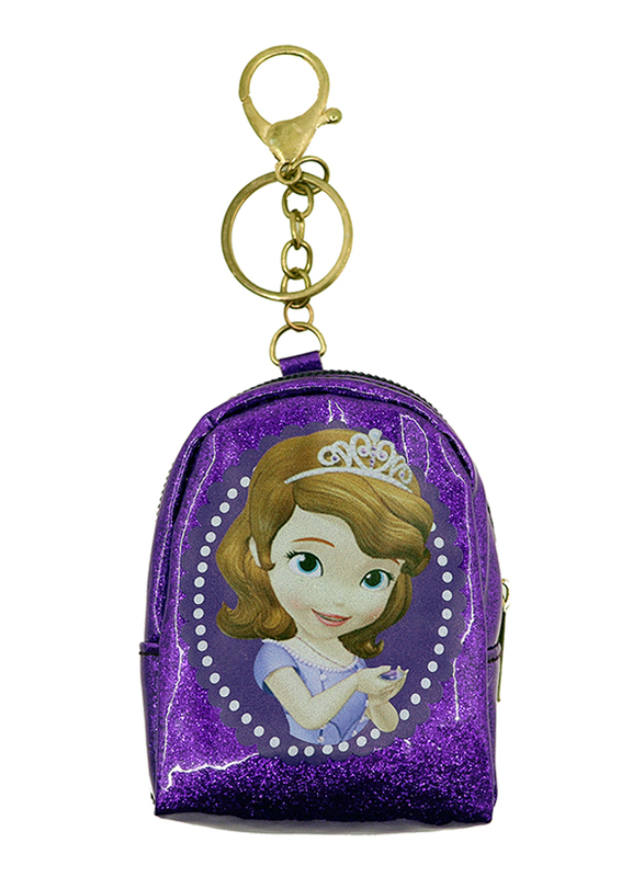 Disney Princess Sofia Girls Keyring with Coin Glitter Badge Print Pouch, Purple
Disney Princess Sofia Girls Keyring with Coin Glitter Badge Print Pouch, Purple