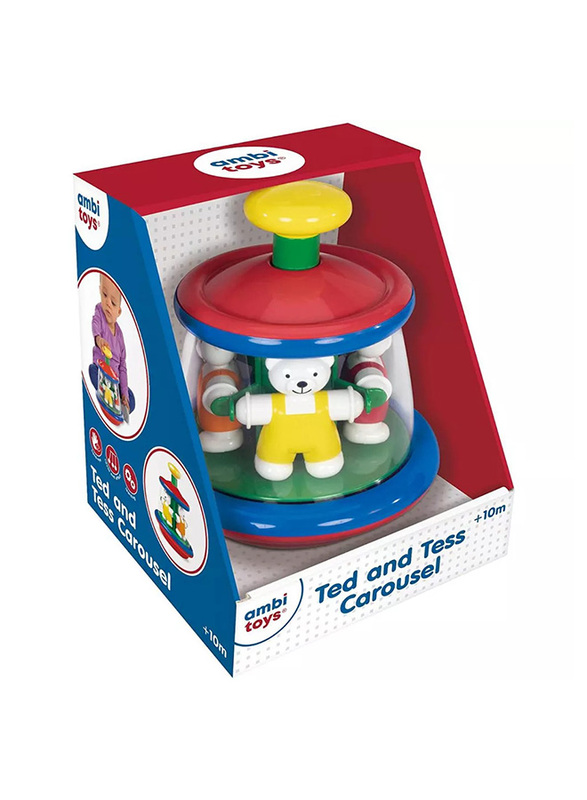 Galt Ambi Toys Ted & Tess Carousel, Ages 1+