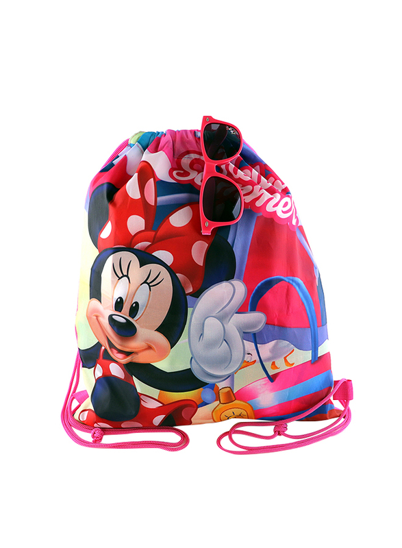 Disney Minnie Mouse Printed Drawstring Bag and Sunglasses Set For Girls, 2-Pieces, Multicolor
Disney Minnie Mouse Printed Drawstring Bag and Sunglasses Set For Girls, 2-Pieces, Multicolor