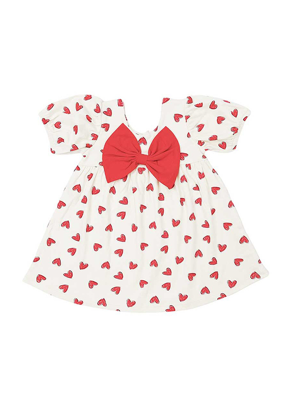 Aiko FL4 Cotton My First Love Girls Dress with Bow, 18-24 Months, Off White/Red
Aiko FL4 Cotton My First Love Girls Dress with Bow, 18-24 Months, Off White/Red