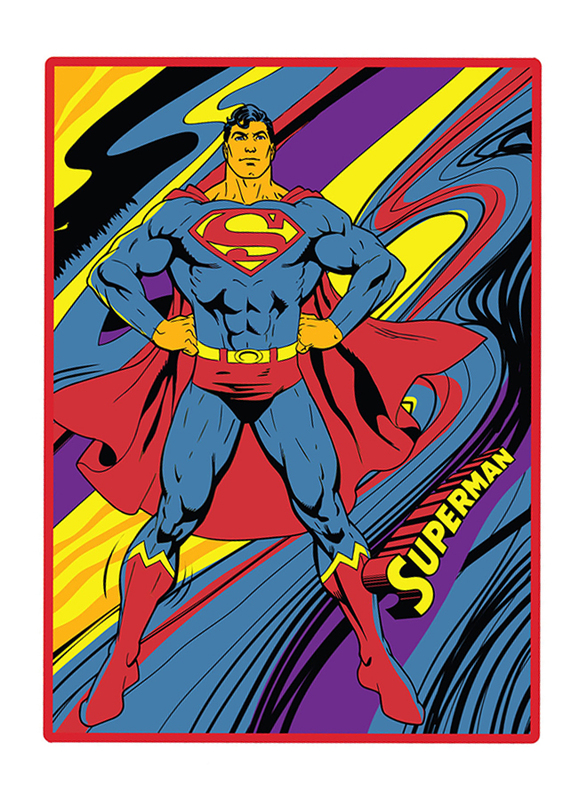 Warner Bros Superman DC Comics Kids Light Weight Flannel Blanket, 160 x 220cm, Multicolor
Warner Bros Superman DC Comics Kids Light Weight Flannel Blanket, 160 x 220cm, Multicolor