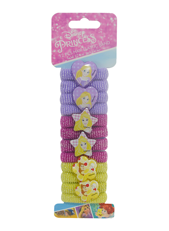 Disney Princess Hair Elastics Bands Set for Girls, 12-Pieces, Lavender/Pink/Yellow
Disney Princess Hair Elastics Bands Set for Girls, 12-Pieces, Lavender/Pink/Yellow