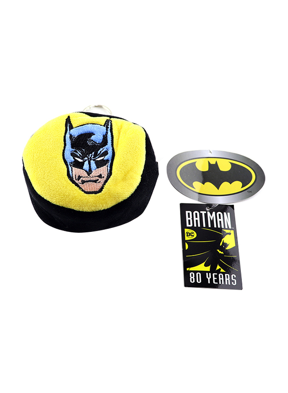 Warner Bros DC Batman Velvet Pouch For Boys, with 3D Coin Key Chain, Yellow/Black
Warner Bros DC Batman Velvet Pouch For Boys, with 3D Coin Key Chain, Yellow/Black