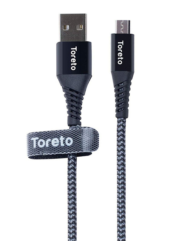 Toreto 1-Meter Zippy USB Type A Male to Micro-B USB, Rapid Charge and Data Transmit Cable, Silver
Toreto 1-Meter Zippy USB Type A Male to Micro-B USB, Rapid Charge and Data Transmit Cable, Silver