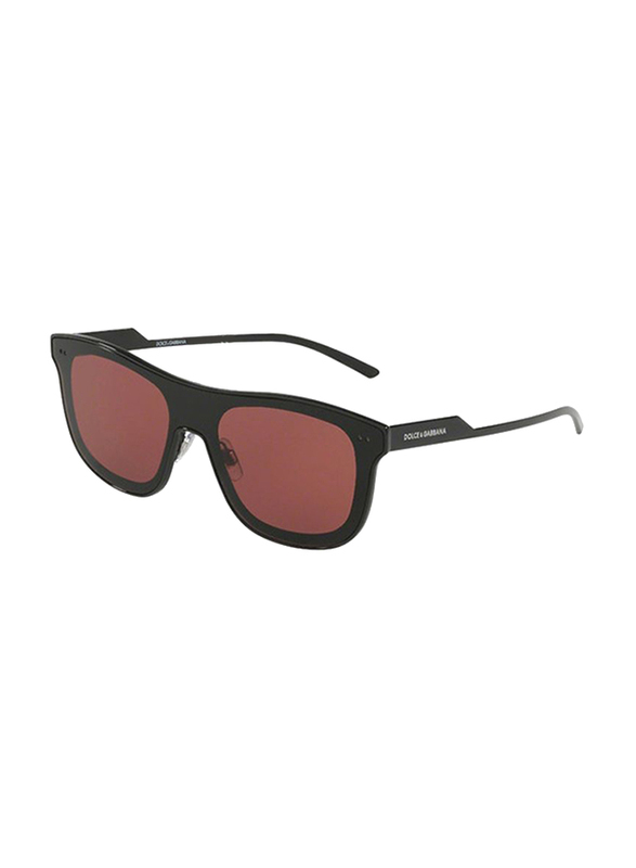 Dolce & Gabbana Full Rim Square Black Sunglasses for Men, Purple Lens, DG2174-01/75, 42/0/145
Dolce & Gabbana Full Rim Square Black Sunglasses for Men, Purple Lens, DG2174-01/75, 42/0/145