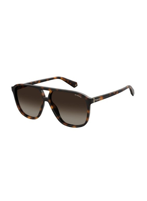 Polaroid Core Polarized Full Rim Pilot Havana Sunglasses Unisex, Brown Gradient Lens, PLD 6097/S 0086 LA, 58/12/140
Polaroid Core Polarized Full Rim Pilot Havana Sunglasses Unisex, Brown Gradient Lens, PLD 6097/S 0086 LA, 58/12/140