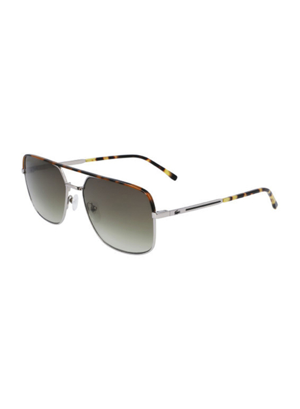 Lacoste Full Rim Square Light Grey/Havana Sunglasses for Men, Green Gradient Lens, L227S 038, 59/17/140
Lacoste Full Rim Square Light Grey/Havana Sunglasses for Men, Green Gradient Lens, L227S 038, 59/17/140