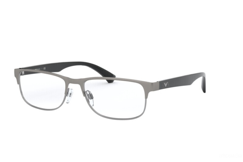 Emporio Armani Full-Rim Rectangle Matte Gunmetal Eyeglass Frames for Men, Clear Lens, EA1096-3001, 55/17/145
Emporio Armani Full-Rim Rectangle Matte Gunmetal Eyeglass Frames for Men, Clear Lens, EA1096-3001, 55/17/145
