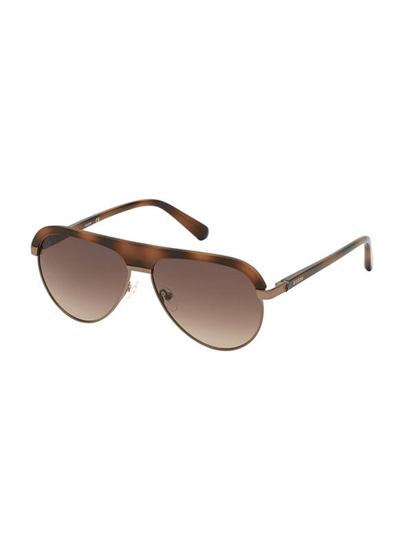 Guess Full-Rim Pilot Havana Sunglasses for Men, Brown Gradient Lens, GU6937 56F, 59/13/150
Guess Full-Rim Pilot Havana Sunglasses for Men, Brown Gradient Lens, GU6937 56F, 59/13/150