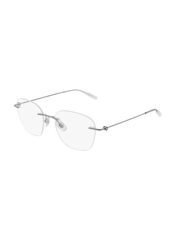 Mont Blanc Rimless Rectangle Silver Eyeglass Frame for Men, Clear Lens, MB0101O 005, 54/19/150
Mont Blanc Rimless Rectangle Silver Eyeglass Frame for Men, Clear Lens, MB0101O 005, 54/19/150