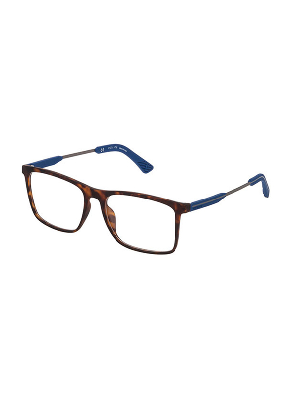 Police Full-Rim Rectangular Rubberized Dark Havana Brown Eyeglasses Frame for Men, VPL797 540V98, 54/17/145
Police Full-Rim Rectangular Rubberized Dark Havana Brown Eyeglasses Frame for Men, VPL797 540V98, 54/17/145