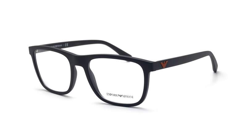Emporio Armani Full-Rim Rectangular Black Eyeglass Frame for Men, Clear Lens, EA3140 5042, 53/19/145
Emporio Armani Full-Rim Rectangular Black Eyeglass Frame for Men, Clear Lens, EA3140 5042, 53/19/145