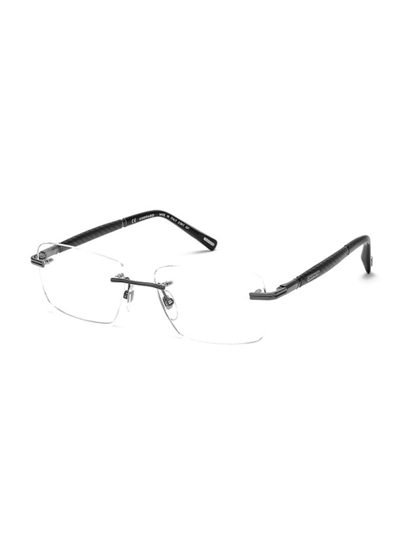 Chopard Rimless Square Gunmetal Eyeglass Frame Unisex, Clear Lens, VCHC37 0K56, 56/17/145
Chopard Rimless Square Gunmetal Eyeglass Frame Unisex, Clear Lens, VCHC37 0K56, 56/17/145