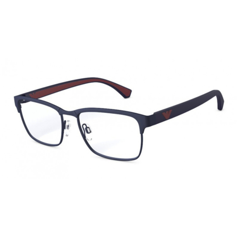 Emporio Armani Full-Rim Rectangle Matte Blue Eyeglasses Frames for Men, Clear Lens, EA1098 3003, 52/17/142
Emporio Armani Full-Rim Rectangle Matte Blue Eyeglasses Frames for Men, Clear Lens, EA1098 3003, 52/17/142