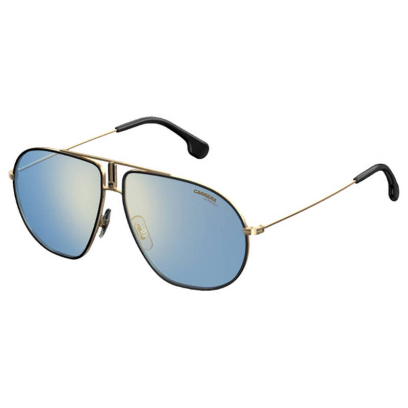Carrera Bound Full-Rim Aviator Gold Sunglasses for Men, Blue Flash Lens, LKS2Y, 60/12/145
Carrera Bound Full-Rim Aviator Gold Sunglasses for Men, Blue Flash Lens, LKS2Y, 60/12/145