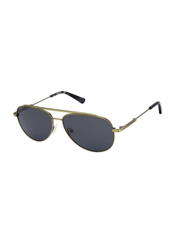 Kenneth Cole Polarized Full Rim Aviator Blue Sunglasses for Men, Grey Lens, KC7233 92D, 57/14/140
Kenneth Cole Polarized Full Rim Aviator Blue Sunglasses for Men, Grey Lens, KC7233 92D, 57/14/140