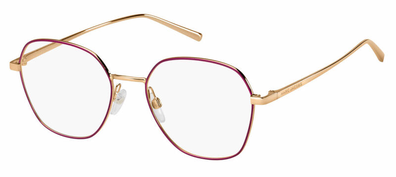Marc Jacobs Full-Rim Hexagonal Fuchsia Gold Eyeglasses Frames for Women, Clear Lens, MARC 476/G 0BSL 00, 54/18/140
Marc Jacobs Full-Rim Hexagonal Fuchsia Gold Eyeglasses Frames for Women, Clear Lens, MARC 476/G 0BSL 00, 54/18/140