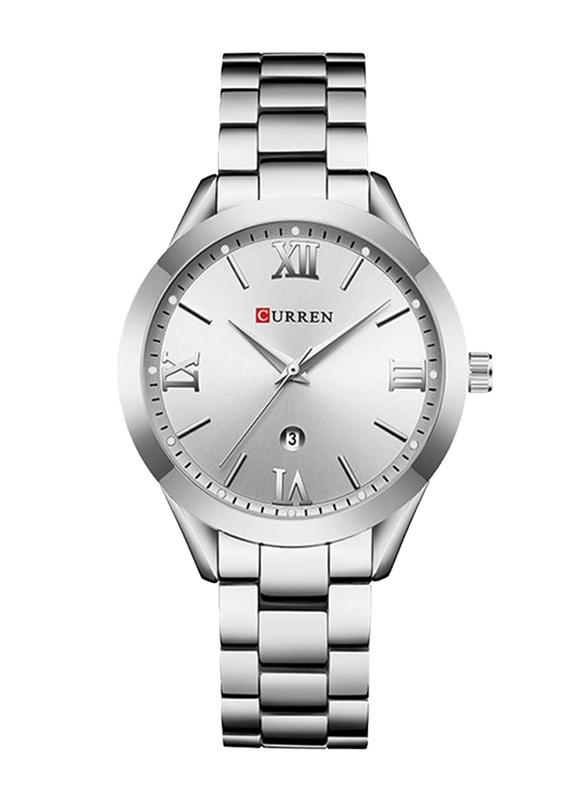 Curren Analog Watch for Women with Alloy Band, Water Resistant, 9007, Silver
Curren Analog Watch for Women with Alloy Band, Water Resistant, 9007, Silver