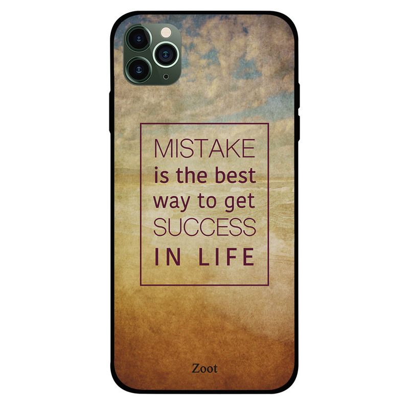 Zoot Apple iPhone 11 Pro Mobile Phone Back Cover, Mistake Is The Best Way To Get Success In Life
Zoot Apple iPhone 11 Pro Mobile Phone Back Cover, Mistake Is The Best Way To Get Success In Life