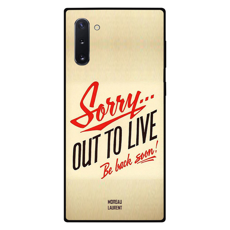 Moreau Laurent Samsung Note 10 Mobile Phone Back Cover, Sorry Out To Live Be Back Soon
Moreau Laurent Samsung Note 10 Mobile Phone Back Cover, Sorry Out To Live Be Back Soon