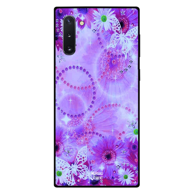 Moreau Laurent Samsung Note 10 Mobile Phone Back Cover, White Butterflies on Purple Floral
Moreau Laurent Samsung Note 10 Mobile Phone Back Cover, White Butterflies on Purple Floral