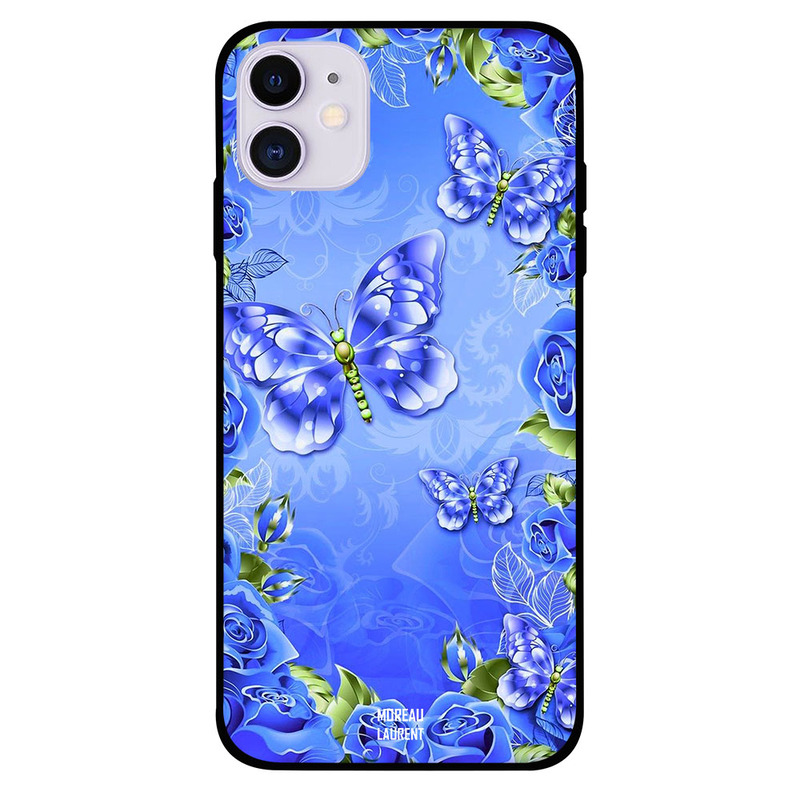 Moreau Laurent Apple iPhone 11 Mobile Phone Back Cover, Full Blue Floral and Butterflies
Moreau Laurent Apple iPhone 11 Mobile Phone Back Cover, Full Blue Floral and Butterflies